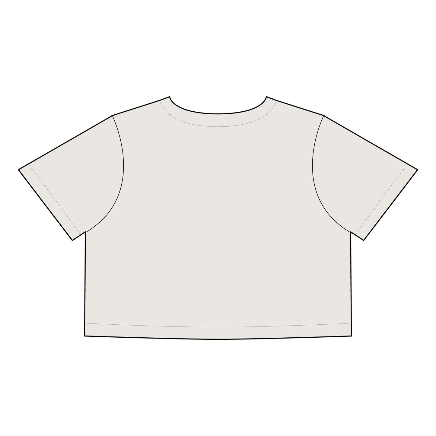 I Woke Up Today Cropped Tee — Women’s Minimalist Casual Crop Top