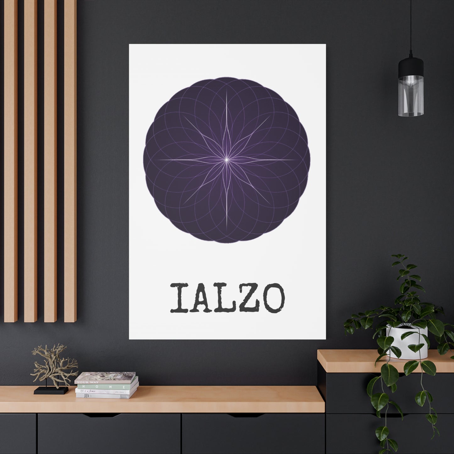 IALZO Canvas — 'IALZO' Stretched Matte Wall Art