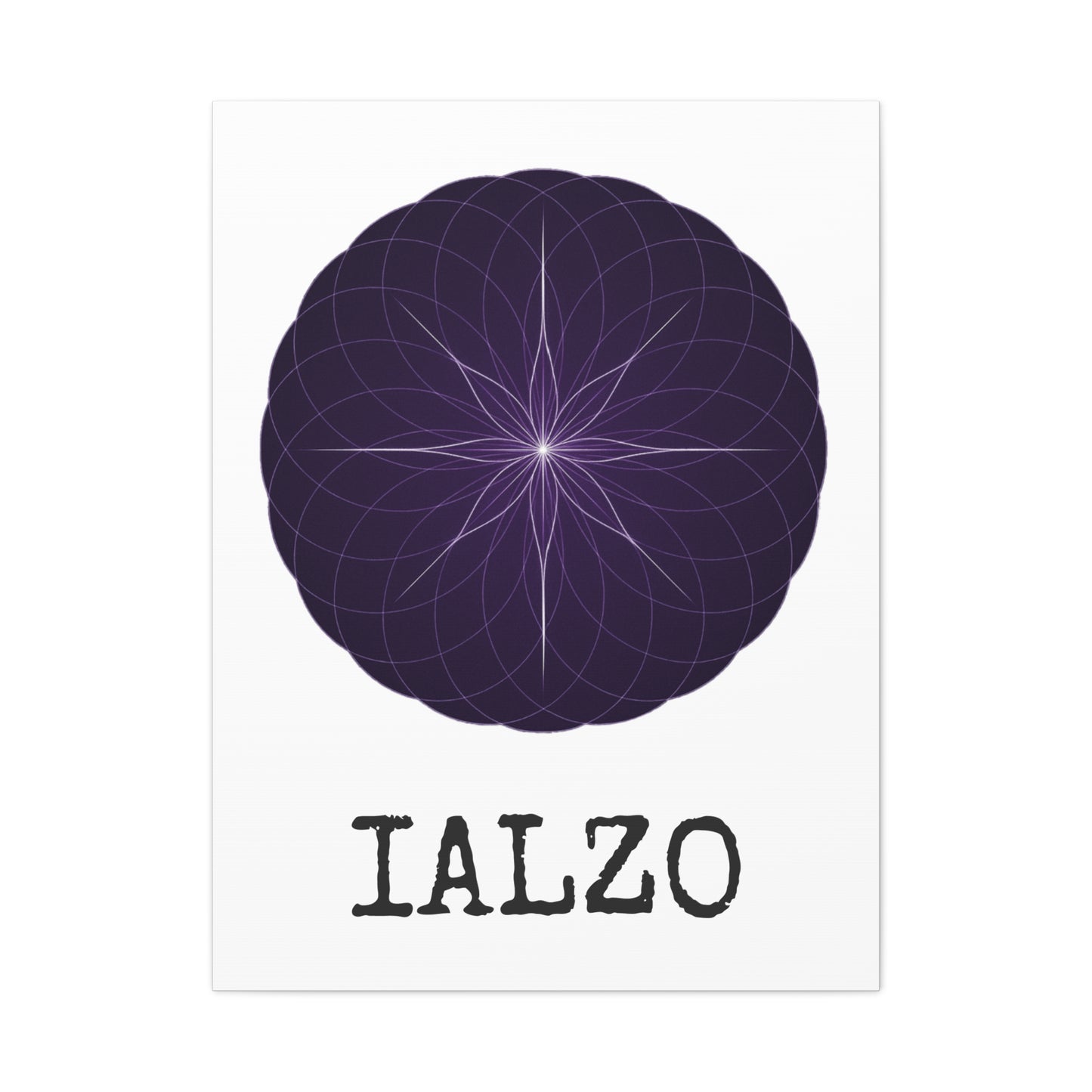IALZO Canvas — 'IALZO' Stretched Matte Wall Art