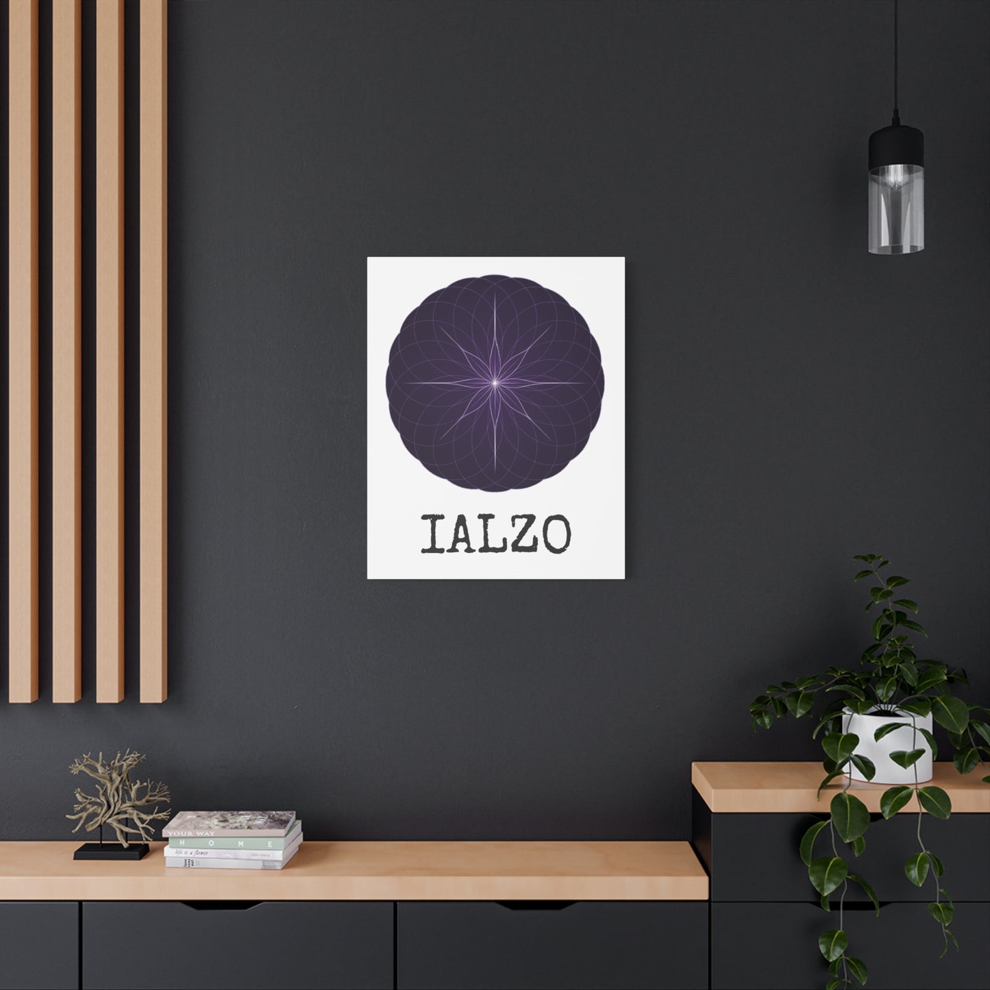 IALZO Canvas — 'IALZO' Stretched Matte Wall Art