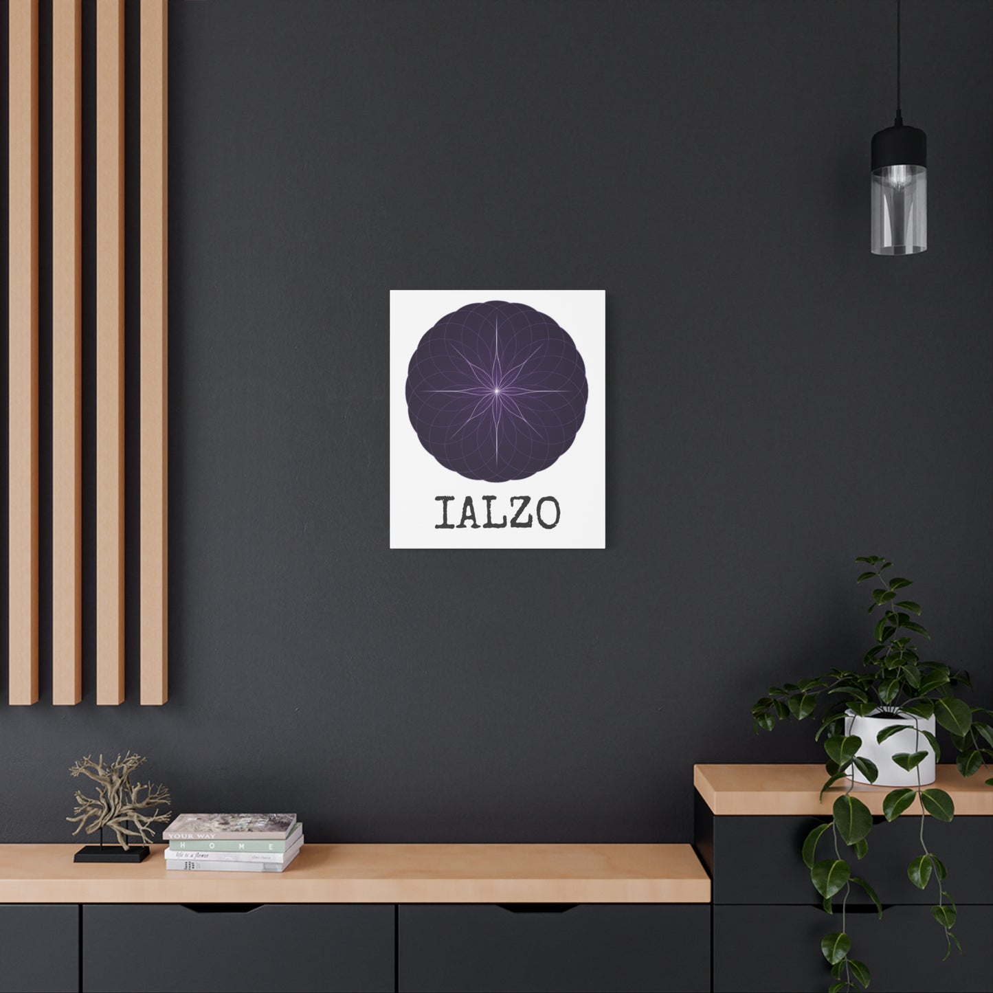 IALZO Canvas — 'IALZO' Stretched Matte Wall Art