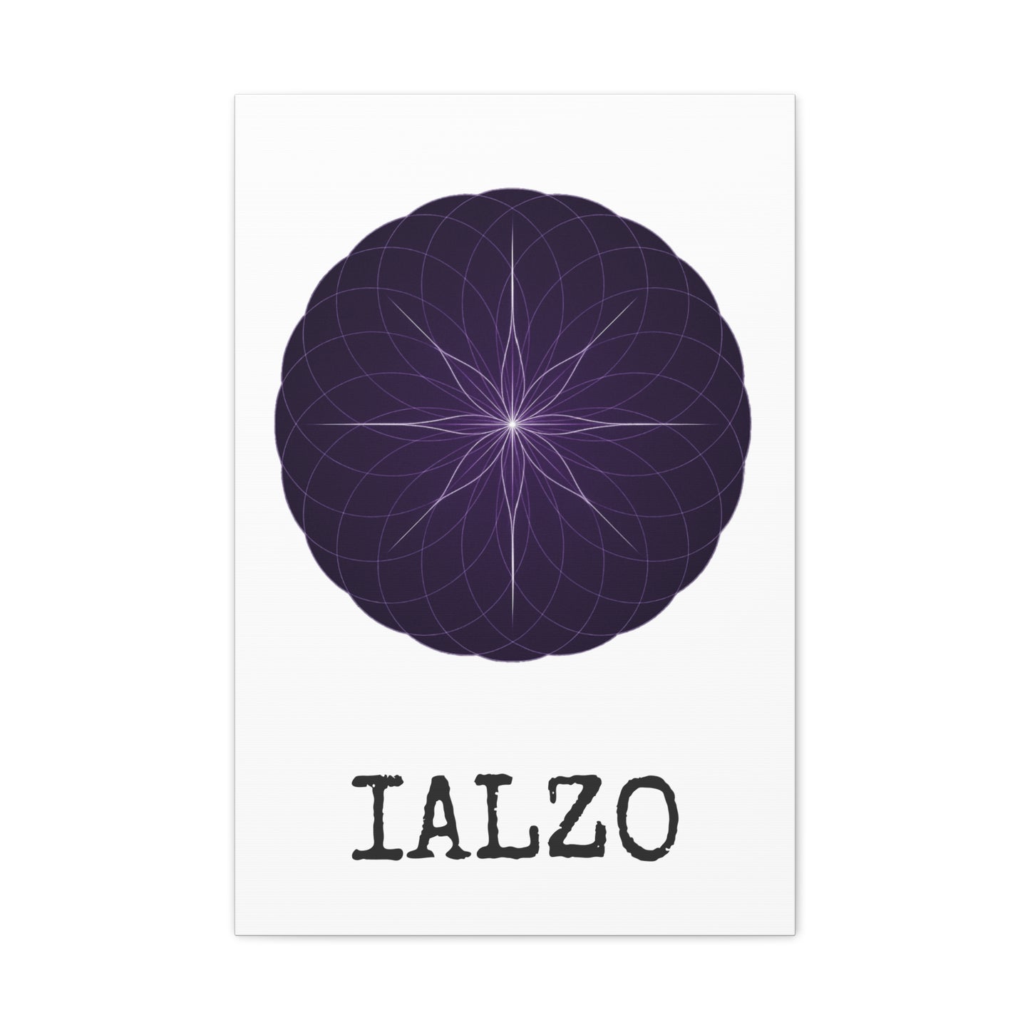 IALZO Canvas — 'IALZO' Stretched Matte Wall Art