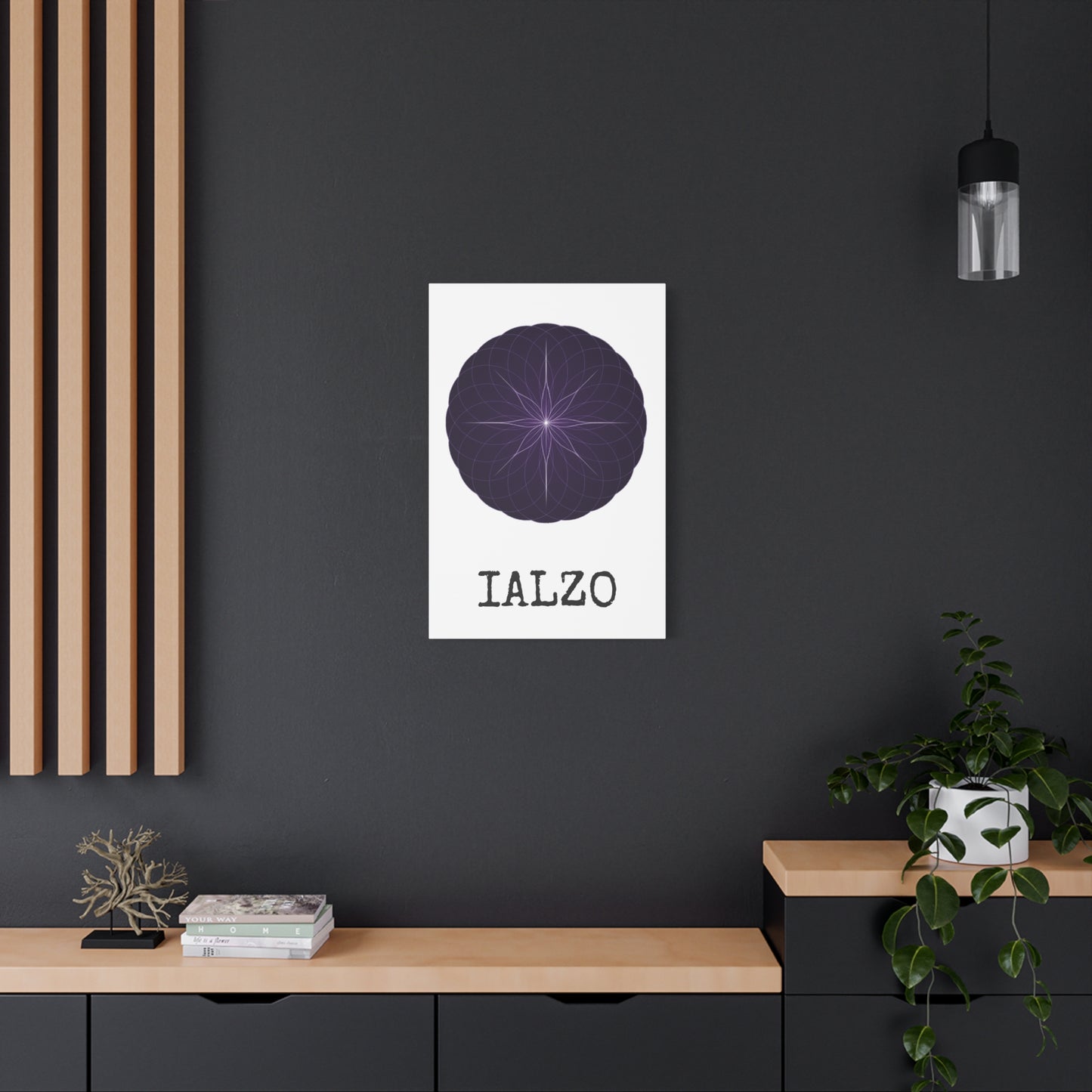 IALZO Canvas — 'IALZO' Stretched Matte Wall Art