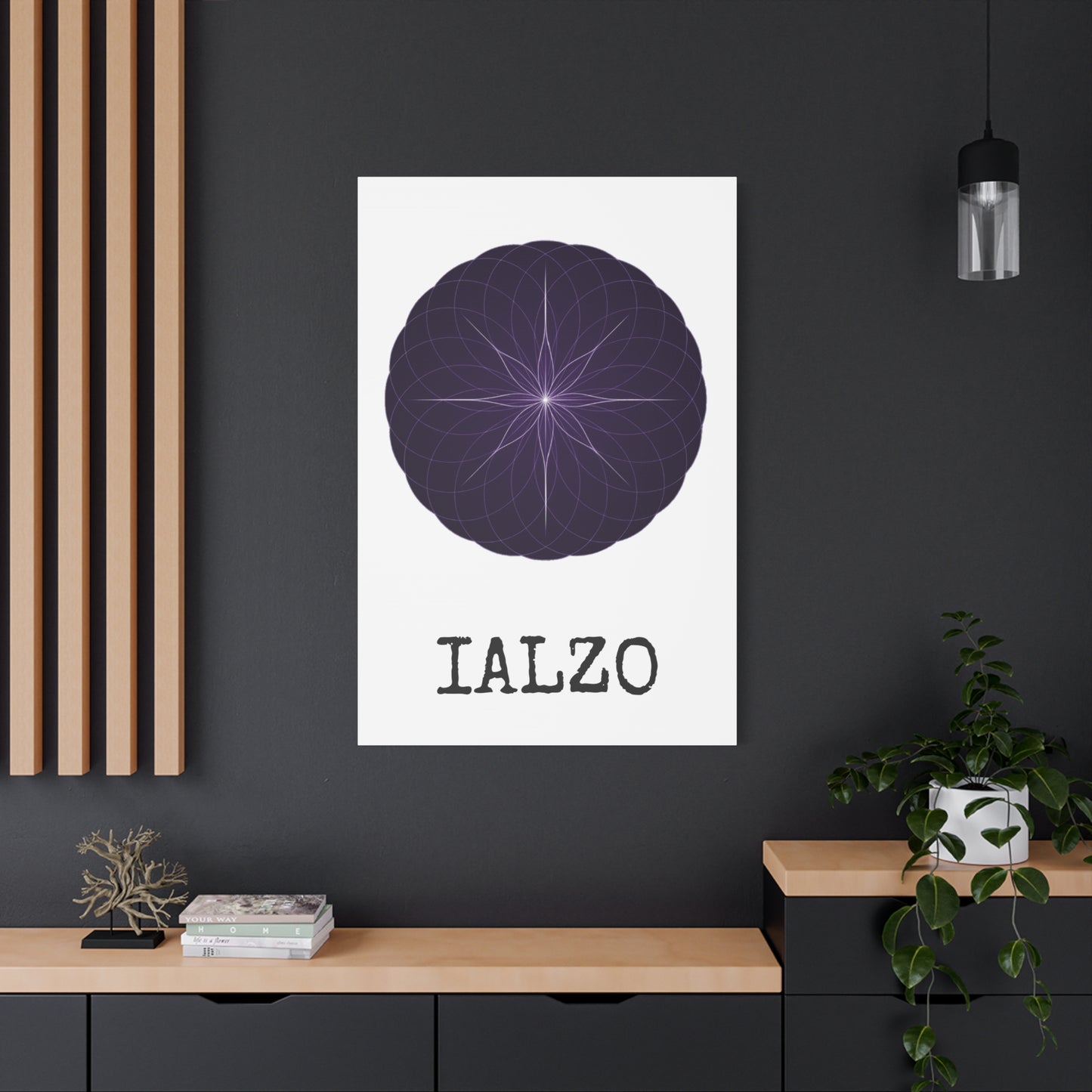 IALZO Canvas — 'IALZO' Stretched Matte Wall Art
