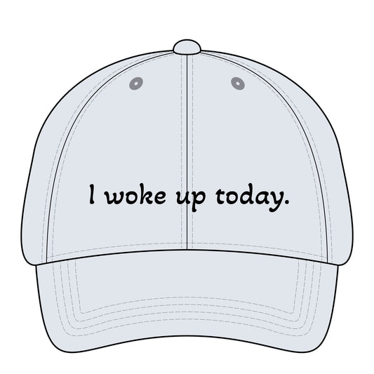 Women's IALZO Pigment-Dyed Gratitude-Inspirational- Cap with Fashion Undervisor (Embroidery)