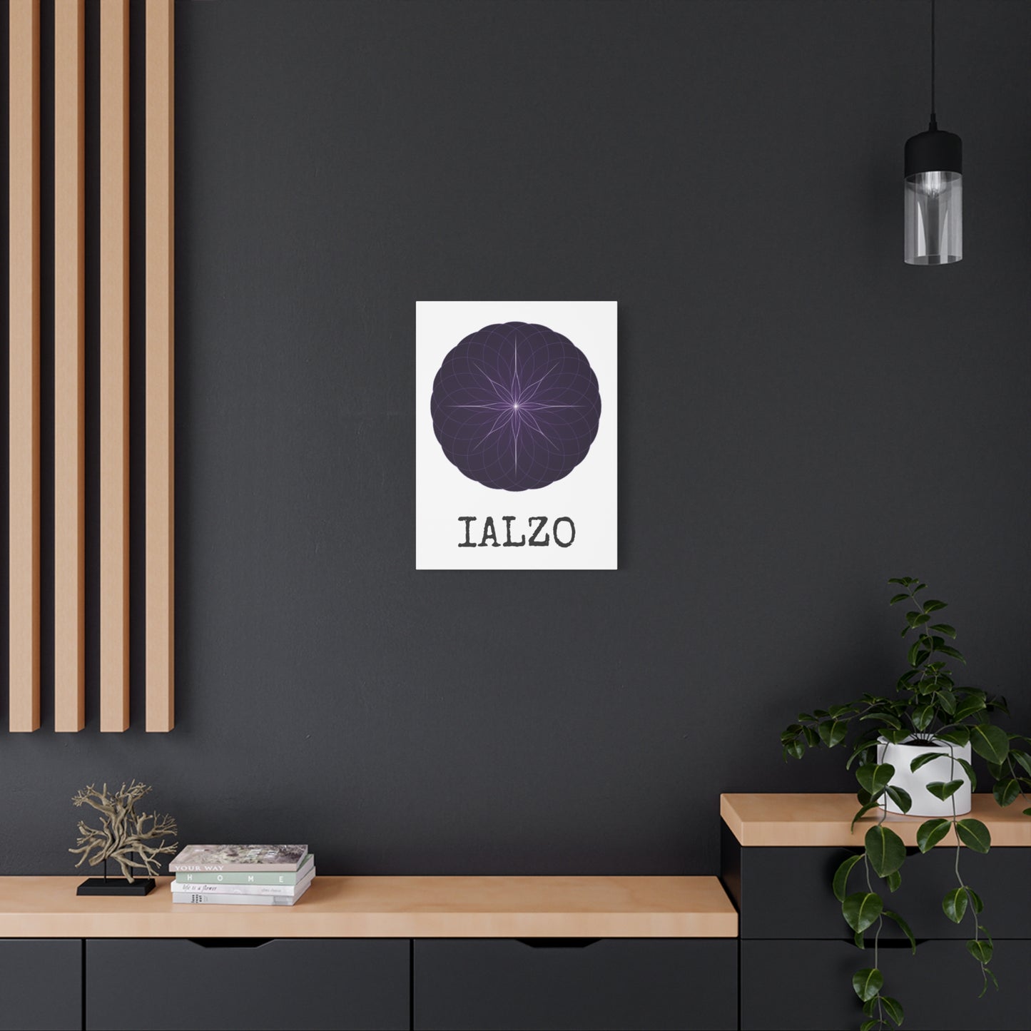 IALZO Canvas — 'IALZO' Stretched Matte Wall Art