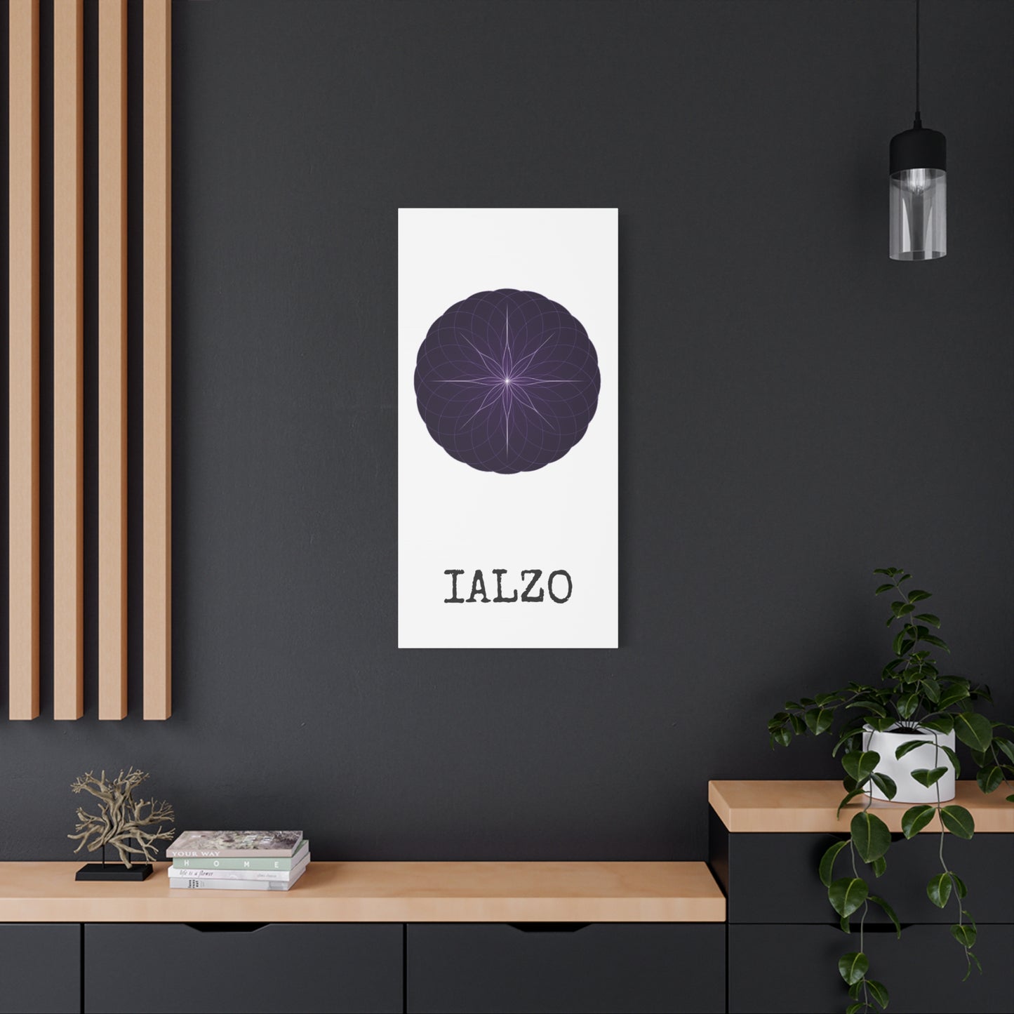 IALZO Canvas — 'IALZO' Stretched Matte Wall Art