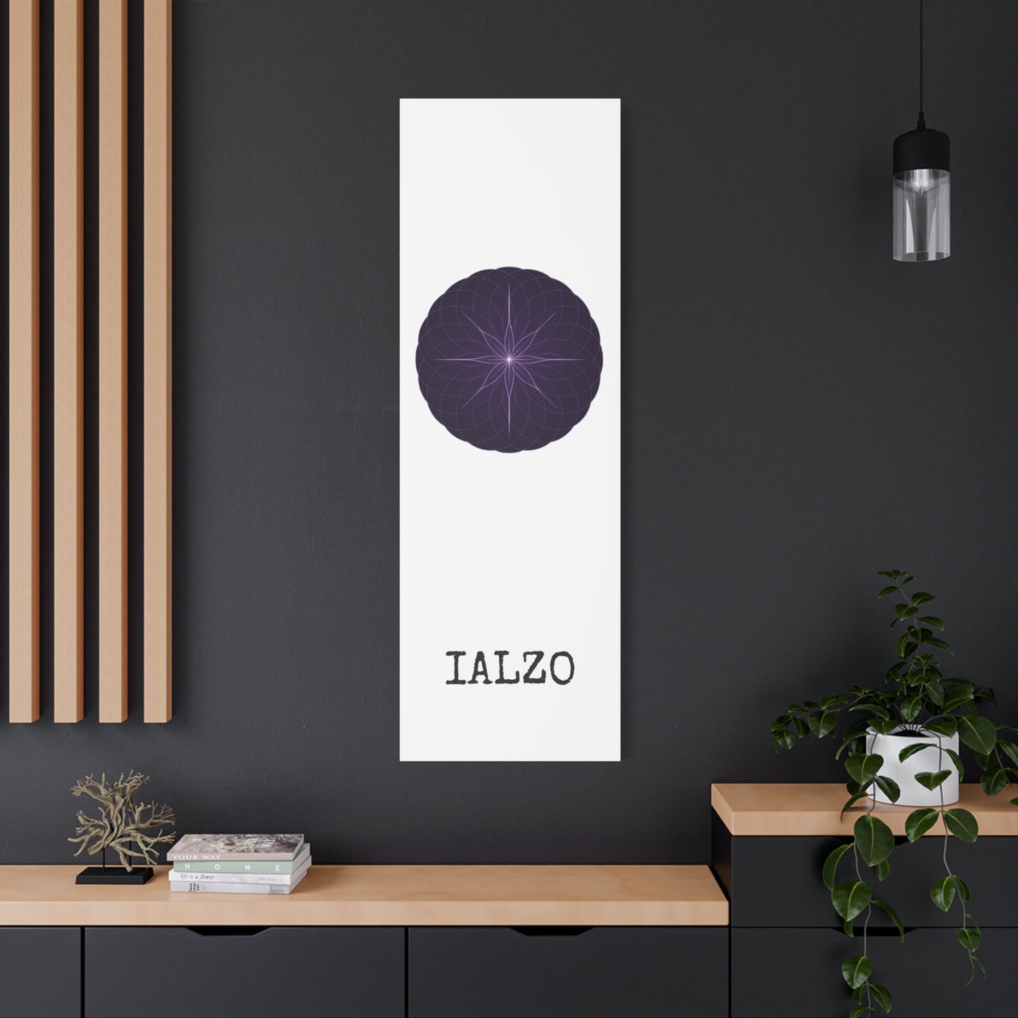 IALZO Canvas — 'IALZO' Stretched Matte Wall Art