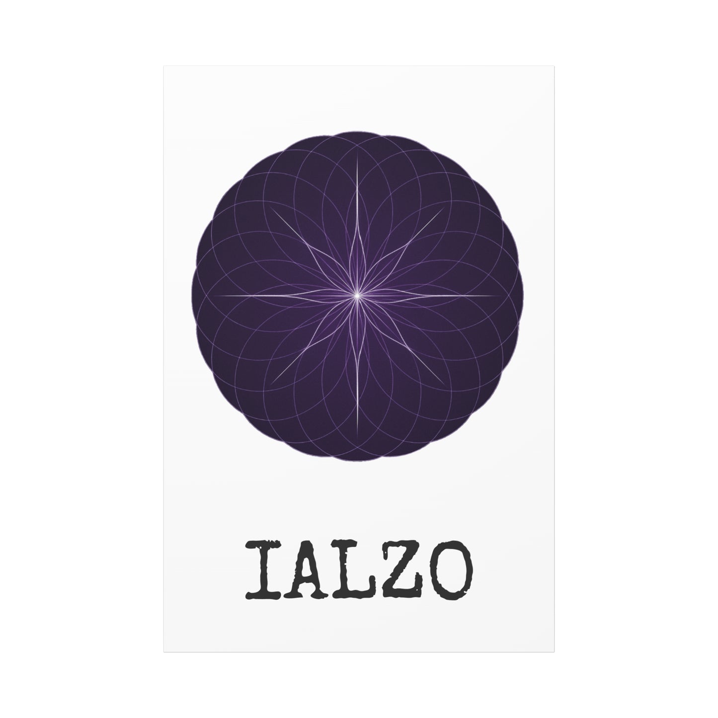 IALZO Canvas — 'IALZO' Stretched Matte Wall Art