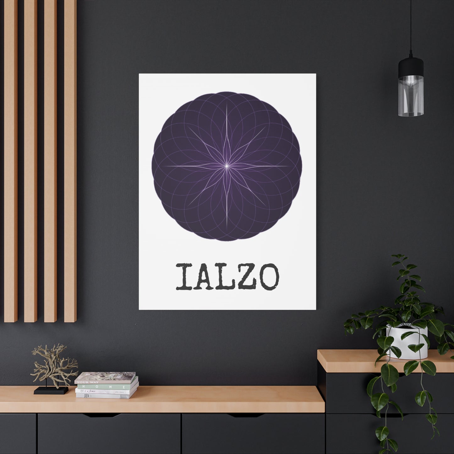 IALZO Canvas — 'IALZO' Stretched Matte Wall Art