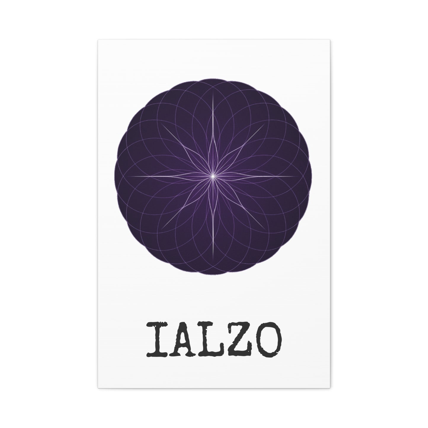 IALZO Canvas — 'IALZO' Stretched Matte Wall Art