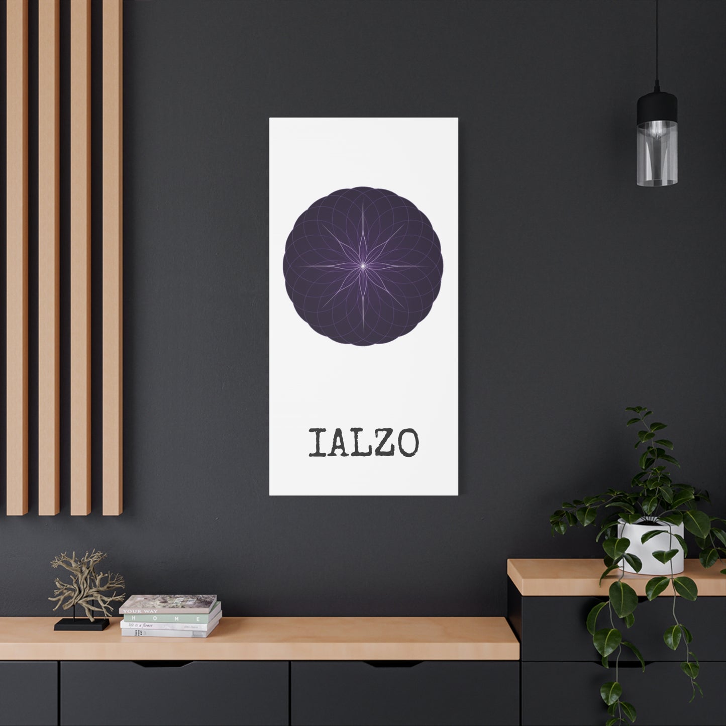 IALZO Canvas — 'IALZO' Stretched Matte Wall Art
