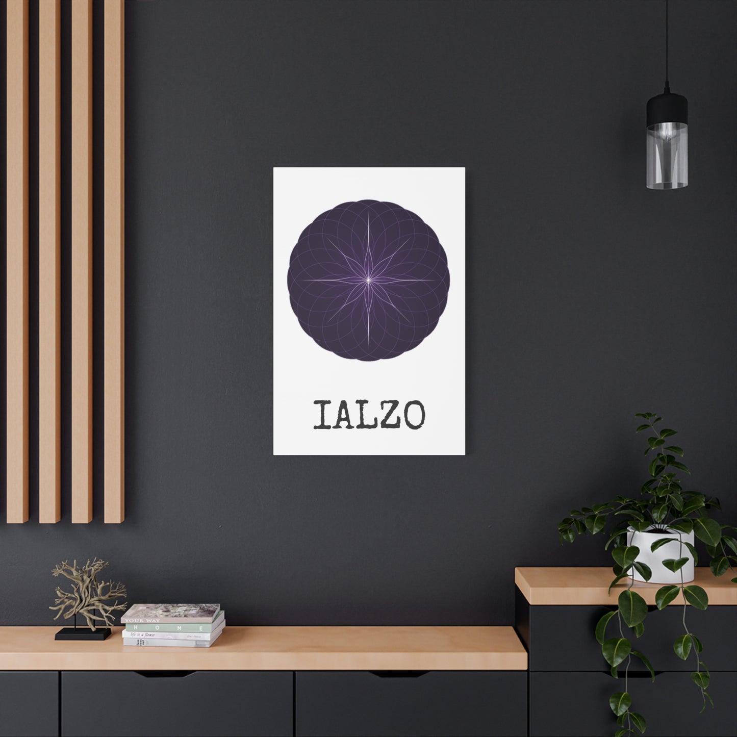 IALZO Canvas — 'IALZO' Stretched Matte Wall Art