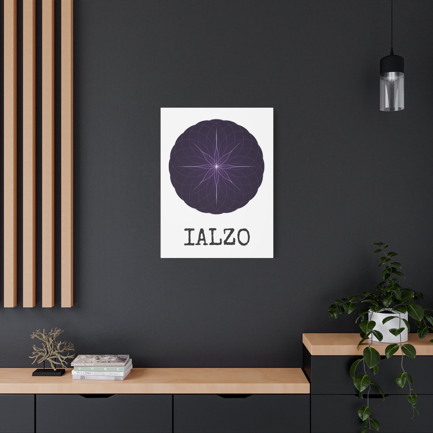 IALZO Canvas — 'IALZO' Stretched Matte Wall Art
